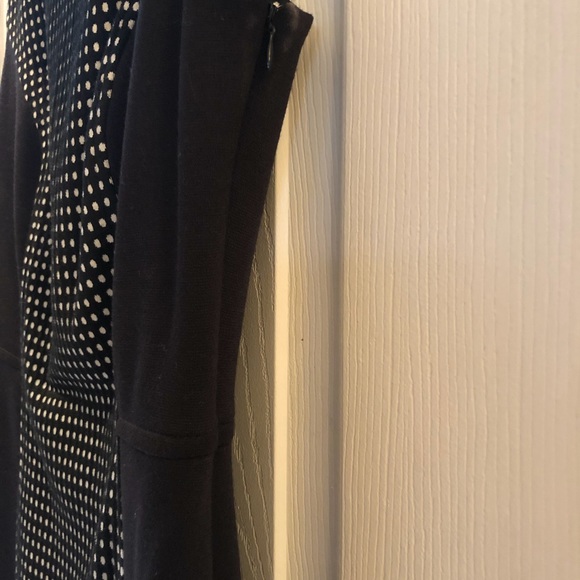 Charter Club Sheath dress size 4. Black with white and black center column. - Picture 3 of 6